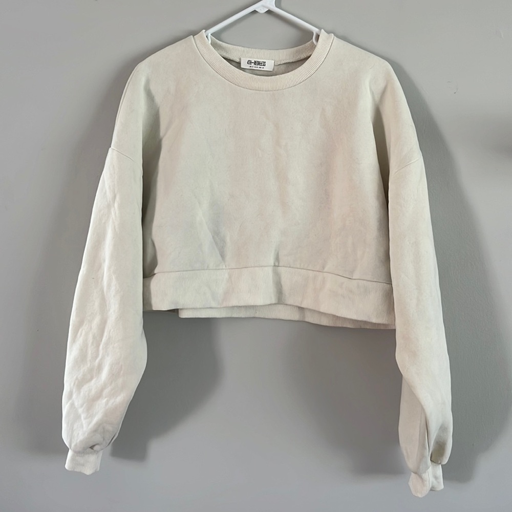 Cropped sweatshirt